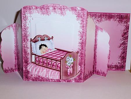 Baby Girl in Cot