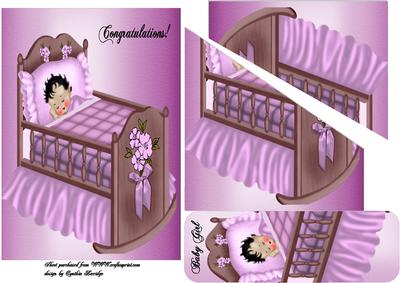 Baby Girl Pockets and Bookmark