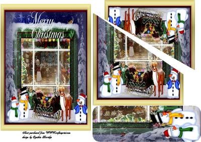 Christmas Shop Pockets and Bookmark