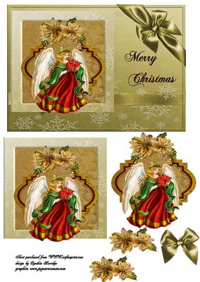 Christmas Angel Card Front