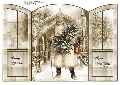 Father Christmas Gatefold