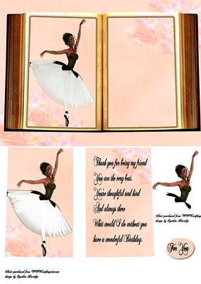 Ballerina Birthday Book