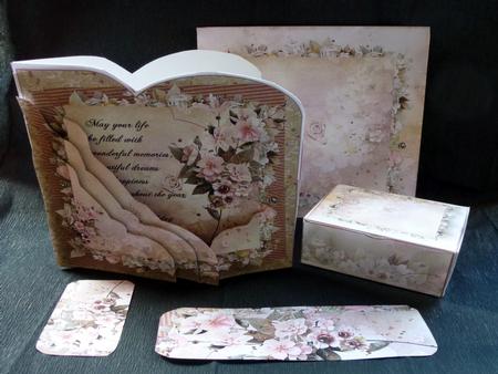 Pink Blossom Wraparound Card Kit