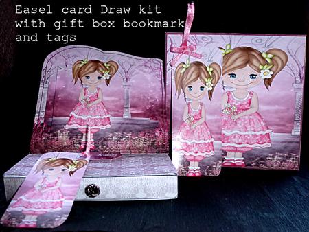 Little Girl Easel Draw Kit