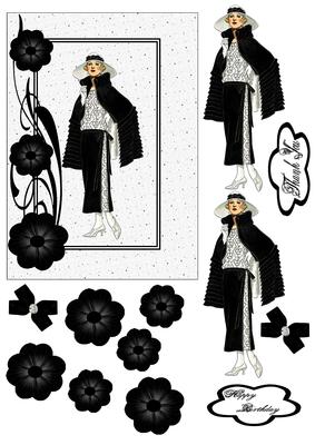 Fashion Lady Card