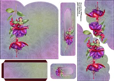 Fuchia Fae Bookmark Card