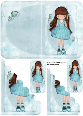 Pretty Girl Quick Card