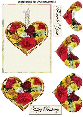 Flowers in a Heart
