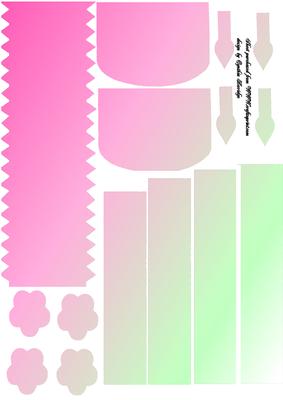 Pink and Pale Green Baby Pram