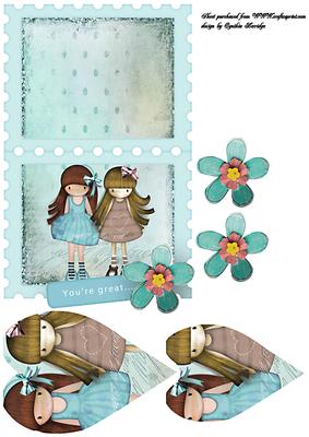 Friends Shaped Card