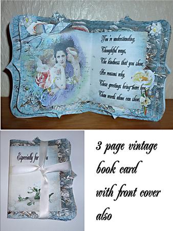 Vintage Book Card Mini Kit