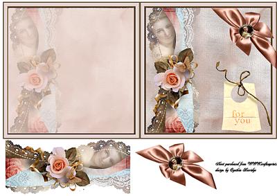 Vintage Girl Card