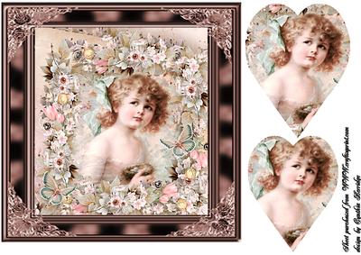 Vintage Framed Card
