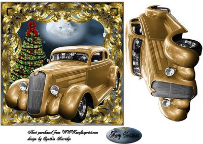 Christmas Car Card