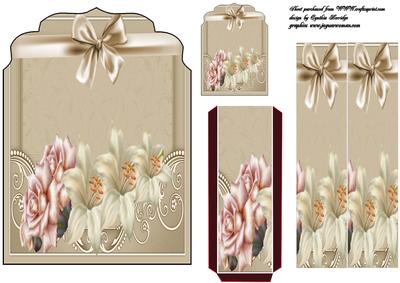 Roses and Lily Card