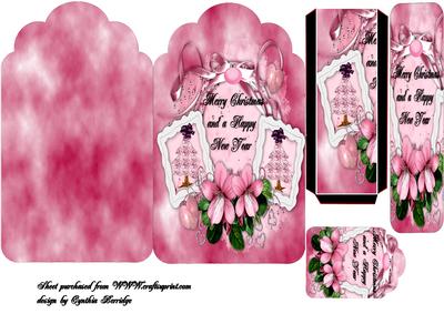 Christmas Quick Card Pink