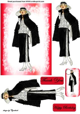Fashion Lady Black Coat