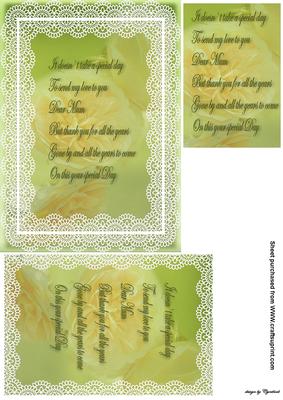 Rose Mothers Day Card