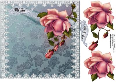 Blue Lace Rose