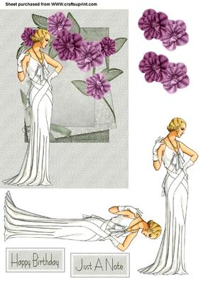 Fashion Lady in White