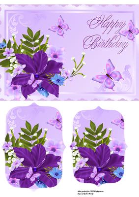Lavender Butterfies