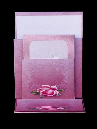 Pink Rose Stationery Easel Kit
