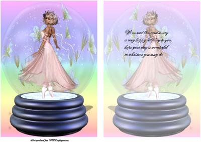 Ballerina Card