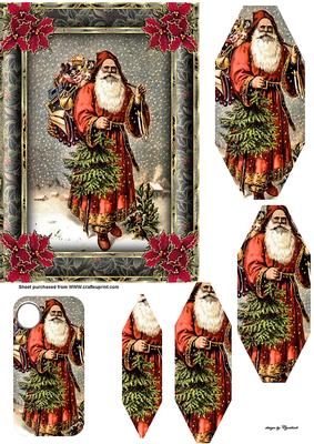 Christmas Santa Vintage