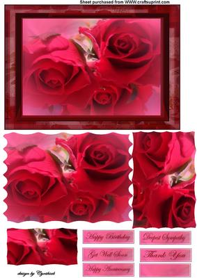 3 Roses Quick Card Front