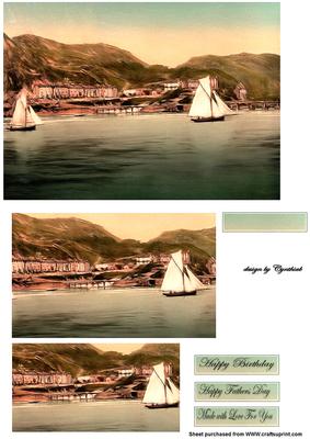 Seascape Sailing Scene