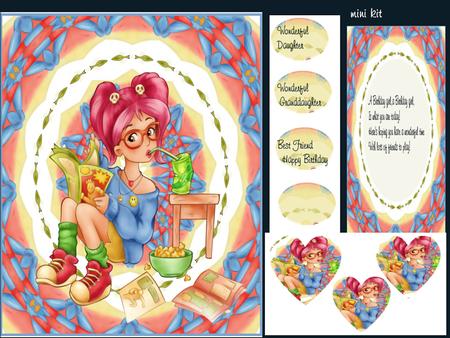 Comic Girl Mini Kit