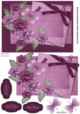 Flowers and Butterfly