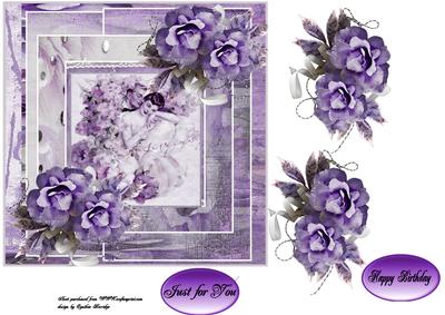 Purple Roses Couple