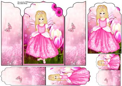Little Girl Shaped Card