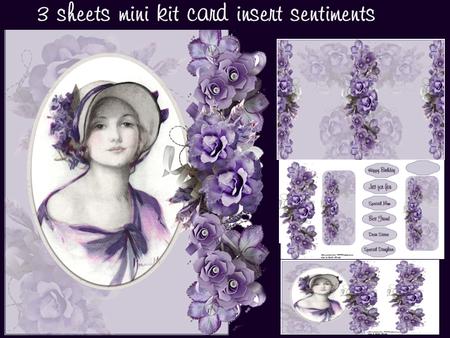 Flowers Over the Edge Mini Kit