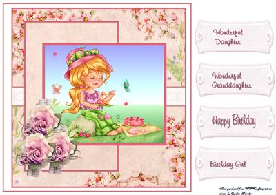 Birthday Girl Quick Card
