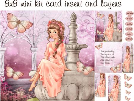 Lady by the Fountain Mini