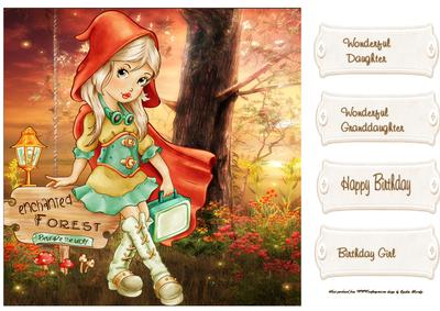 Red Riding Hood Card