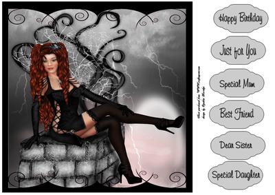 Dark Lady Card