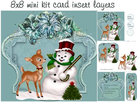 Snowman and Reindeer Mini Kit