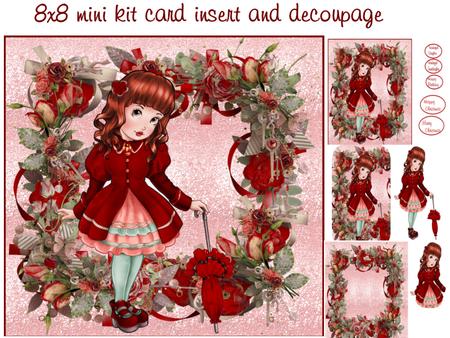 Christmas Girl Red Coat