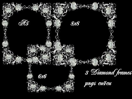 3 Diamond Frames