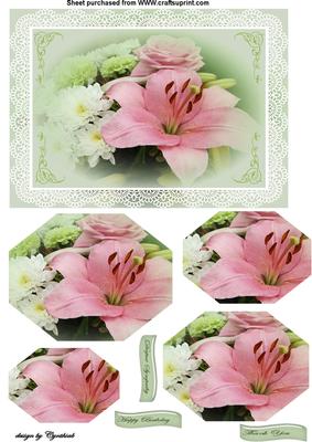 Dreamy Flowers Quick Card