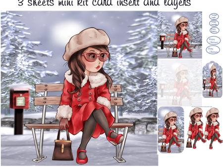 Girl in the Red Coat Mini Kit