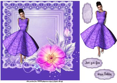 Lace Frame Dress