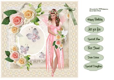 Rose Fairy Card