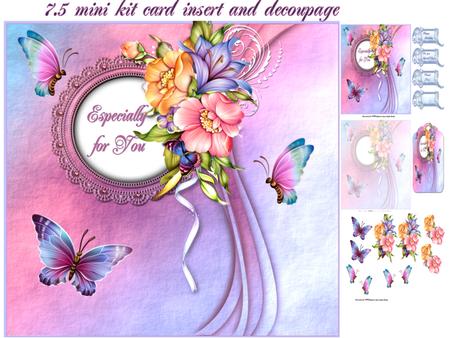Butterflies and Flowers Mini Kit