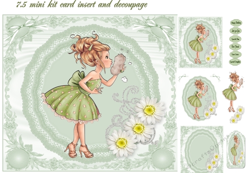 green dress so pretty mini kit