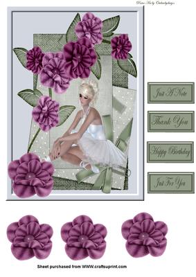 Flowers and Balllerina