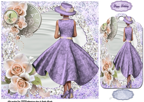 timeless lavender dress